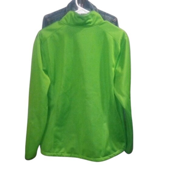 Eddie Bauer Vibrant Green Women's Soft Shell Jacket | PTP 22 | XL - Picture 3 of 8